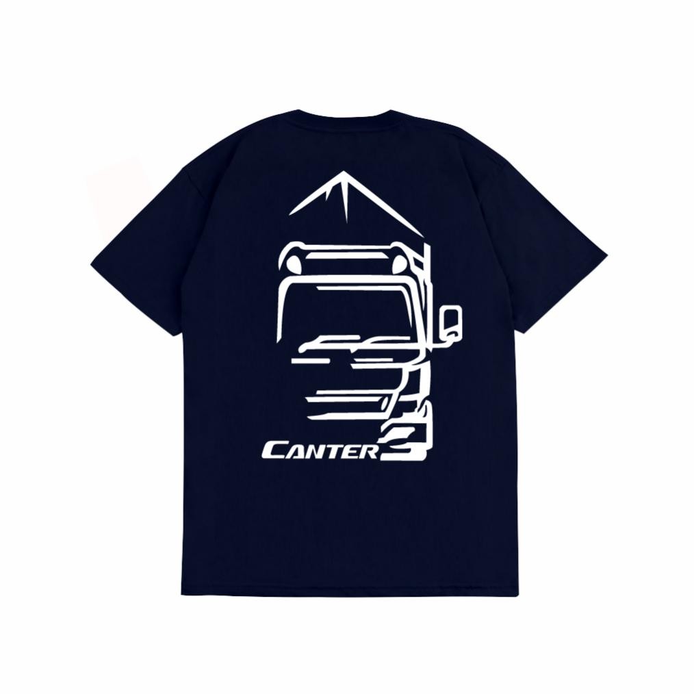 Promo Tshirt Kaos Baju Truck Mobil Canter Mania Mitsubishi Driver Indo Otomotif Racing