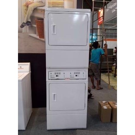 Stack Mesin Pengering dan Mesin Cuci Washer Dryer Gas Merk SpeedQueen