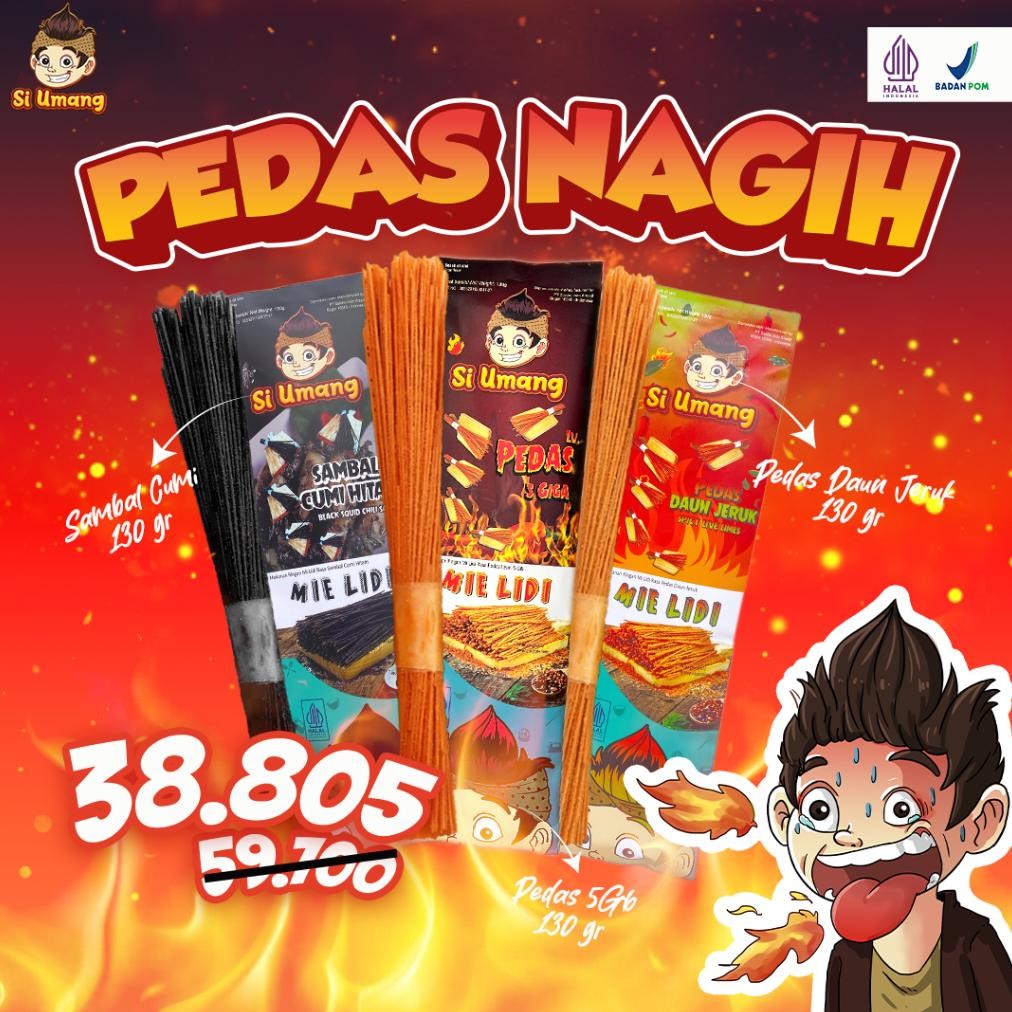 

hjg-7 Si Umang Cemilan Sapu Lidi 130G Paket Bundling Hemat 3 Pcs Terlaris