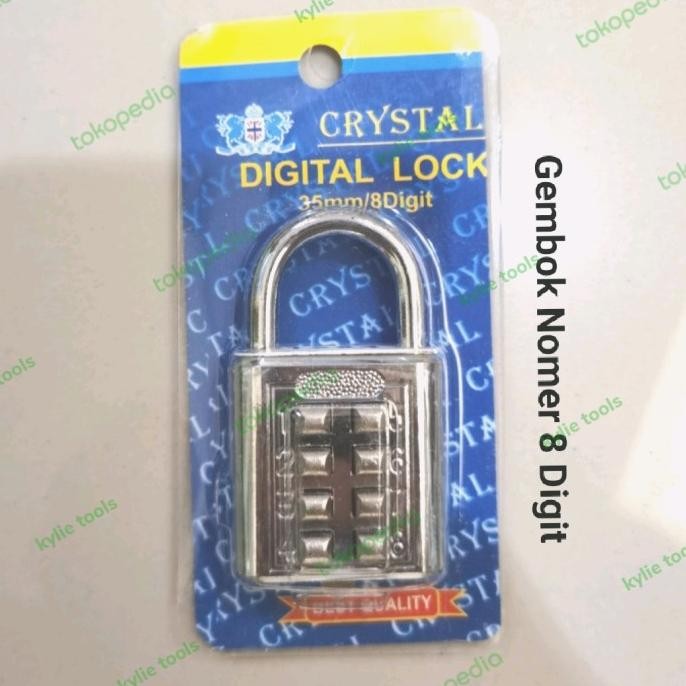 best produk] Gembok Nomor 8 Digit / 10 Digit