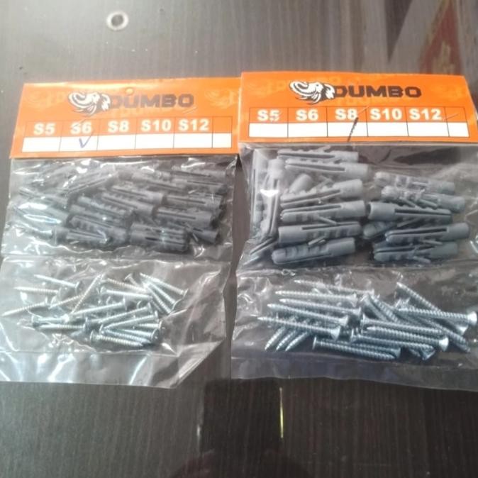 ~~~] fisher + sekrup ukuran S6 S8