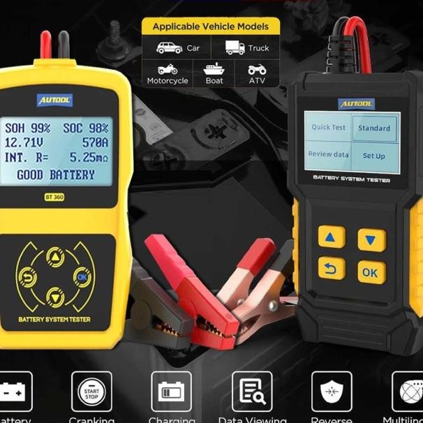 Alat Test Aki Accu Digital Tester Baterai Voltmeter Analyzer