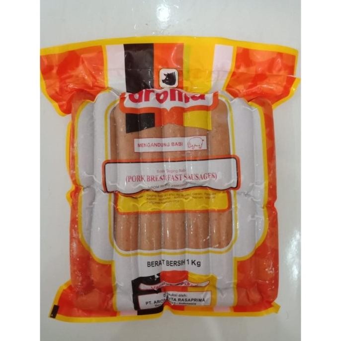 

PORK BREAKFAST SAUSAGES 1 KG | Sosis Babi | AROMA BALI GGS