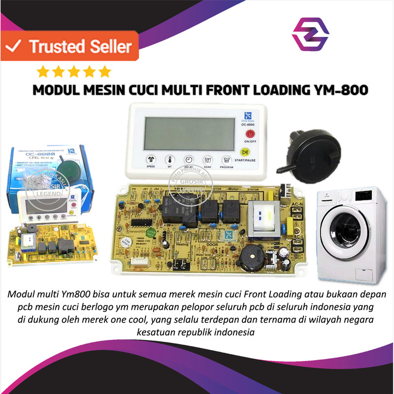 Modul Pcb Mesin Cuci Multi Universal Front Loading YM 800