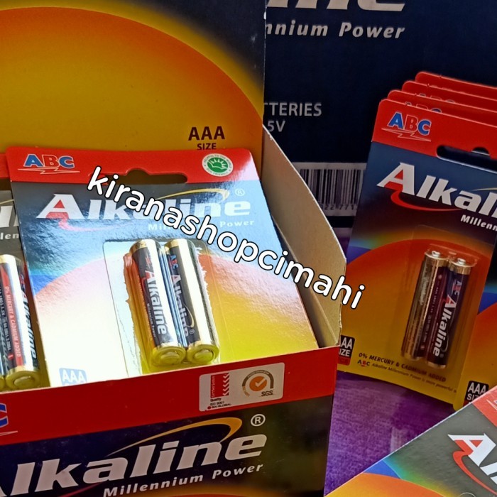 new batre ABC alkaline AAA isi 24 set / A3 / baterai / battery