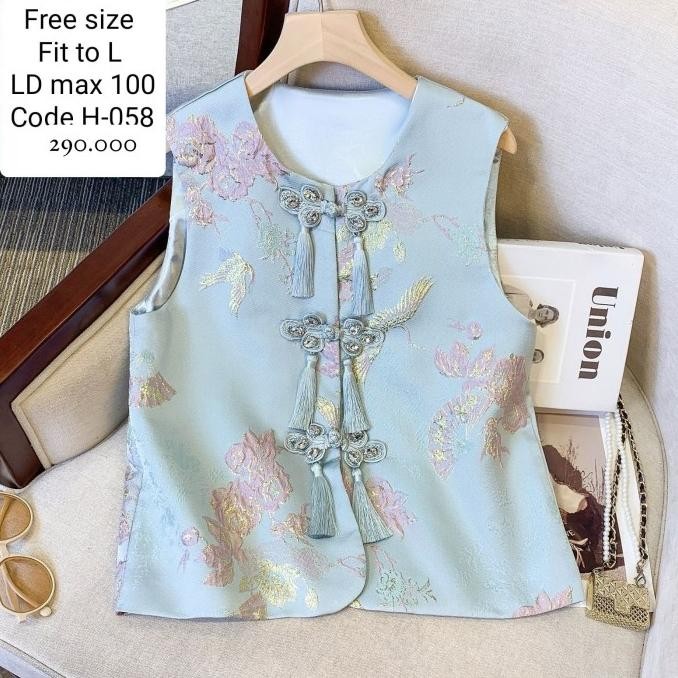 ATASAN CHEONGSAM WANITA/TOP CHEONGSAM/TOP ATASAN IMLEK/ATASAN QIPAO