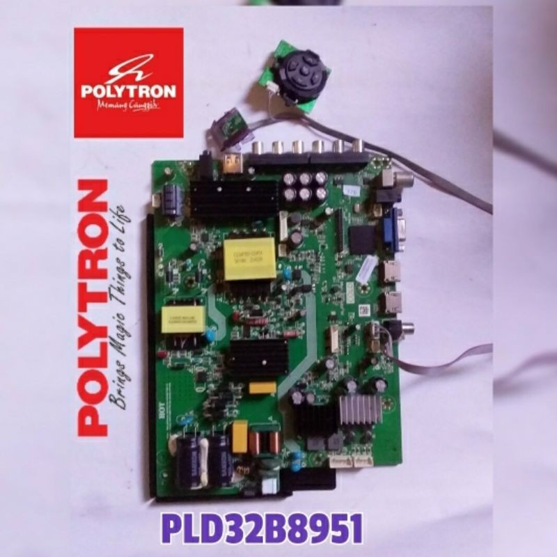 MB MAINBOARD MESIN TV POLYTRON PLD32B8951 PLD 32B8951