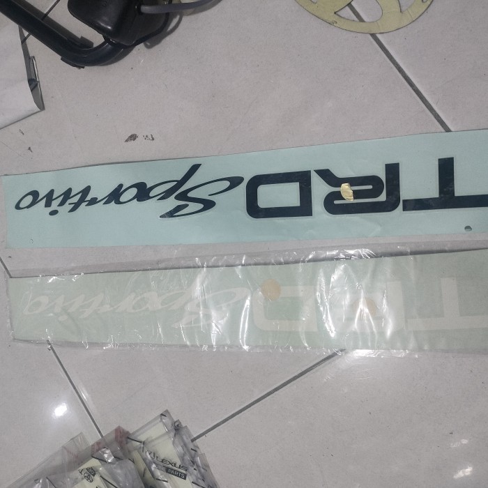 stiker TRD Sportivo Yaris rush original