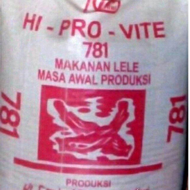 Pakan Ikan Lele Nila Gurame Pelet 781 Polos 10Kg