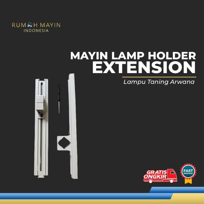 Mayin Lamp Holder Extension Lampu Tanning Ikan Arwana / Arowana