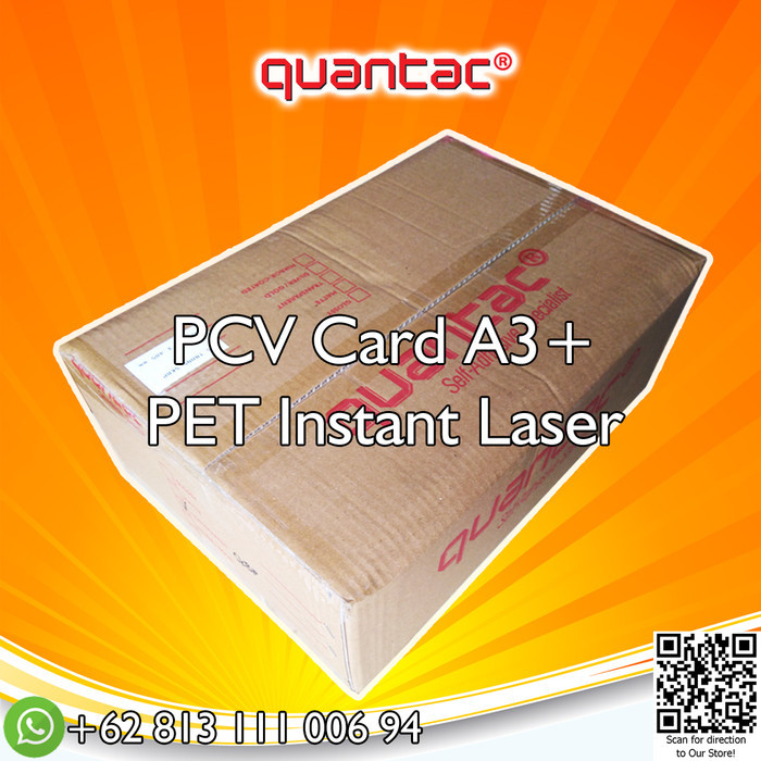 

Terbaru!!! ID Card PVC Digital A3+ QUANTAC INSTANT/SAMEDAY