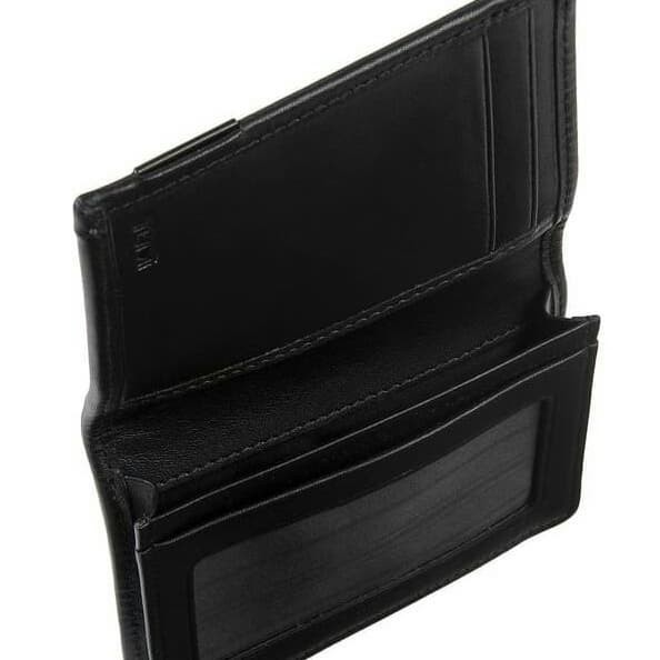 Terbaru TUMI Alpha ID Lock Gusseted Card Case Anthracite Dompet Pria