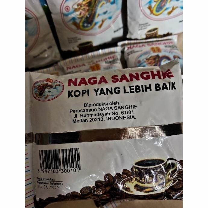 

Bubuk Kopi / Kopi Bubuk Naga Sanghie Robusta Halus Sidikalang 500 Gram