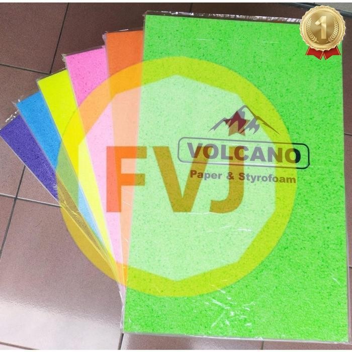 

Tarbaru Styrofoam Warna Warni Dan Putih. Warna Cerah Dan Tidak Mudah Pudar 40 X 60 Cm Cuci Gudang