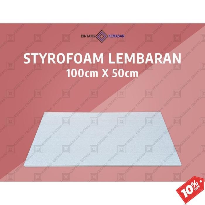 

Hot Promo Styrofoam Lembaran 100 X 50 X 2Cm Lembaran Packing Lembaran Dekorasi Papan Styrofoam / Ekspedisi Limited