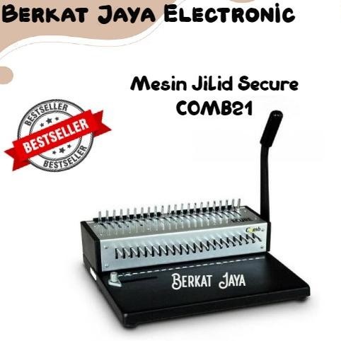 

SECURE COMB 21 MESIN JILID / ALAT JILID PLASTIK / BINDING ORIGINAL DAN TERPERCAYA