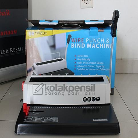 

MESIN JILID SPIRAL KAWAT GEMET 31WA BINDING (A4, 3:1) ORIGINAL DAN TERPERCAYA