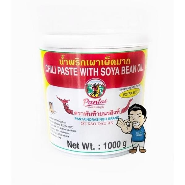 

Pantai Norasingh Chili Paste With Soya Bean Oil- Sambal Pasta Thai 1Kg