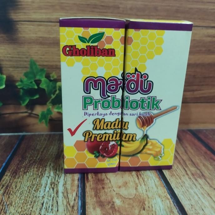 

{{{{}}] Madu Probiotik Gholiban Madu Premium Dengan Sari Buah 175 Gr