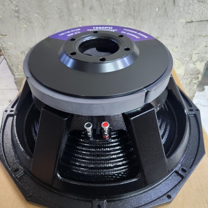 speaker component pd1880 pd 1880 daun carbon 18inch vc 5in grade
