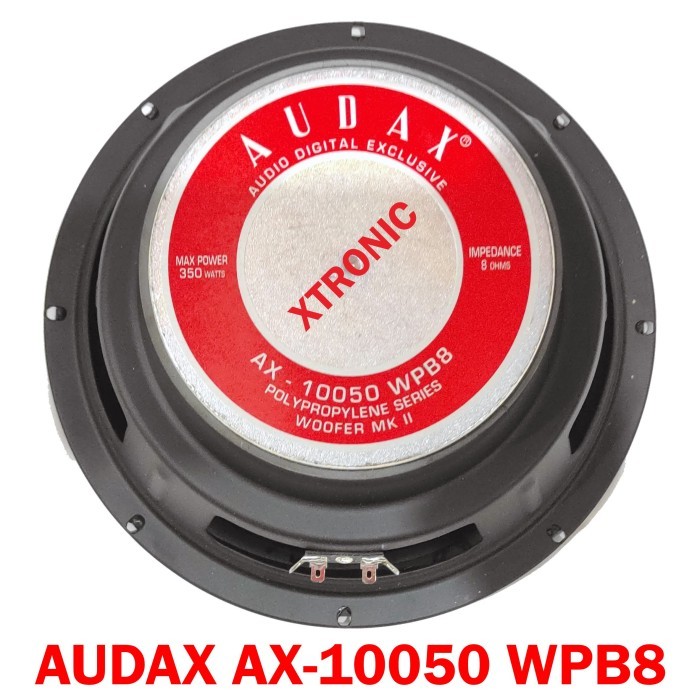 AX-10050 WPB8 Speaker Audax 10 inch Woofer AX 10050 Speaker 10inch ORI