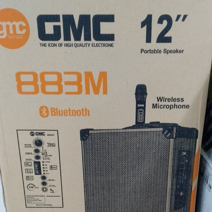 Gmc Speaker portable 883M 12 inch