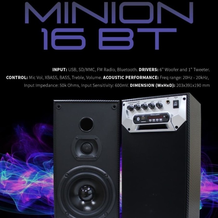 Speaker Aktif Roadmaster Minion 16 BT