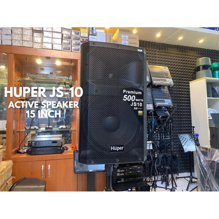 Speaker Aktif Huper JS-10 JS 10 500watt 1Pcs