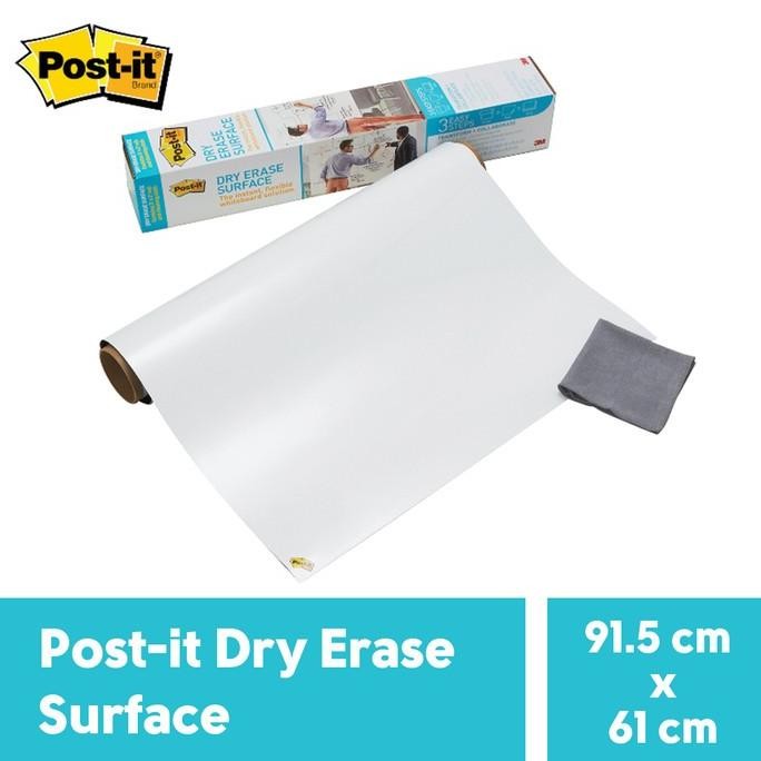 

HARGA DISC - PAPAN TULIS WHITEBOARD KERTAS TEMPEL 3M ROLL DEF DRY ERASE SHEETS