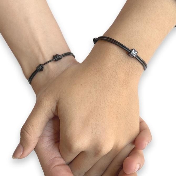Betterhalf Gelang Couple Inisial Nama Pasangan Tali Anti Air