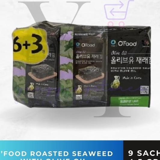 

Chung Jung One 6+3 / Daesang Rumput Laut N Roasted Seaweed 4,5 Gram