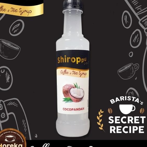 

Cocopandan Syrup Coffee & Tea Shiroppu 350Ml Sirup Tanpa Warna&Pemanis