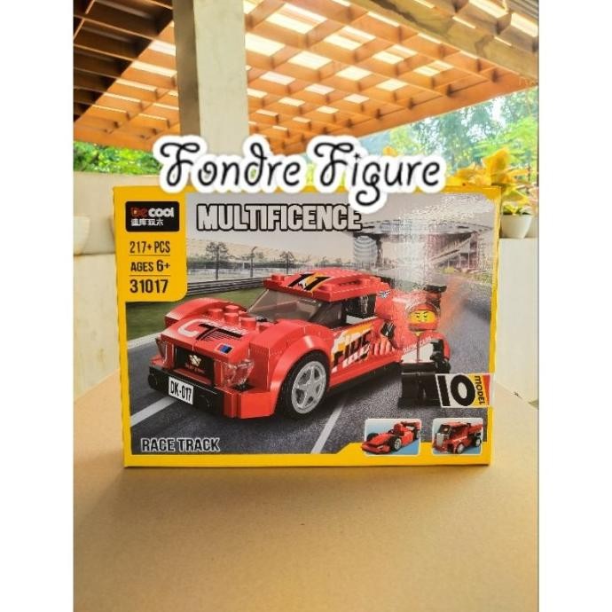ORIGINAL DECOOL MULTIFICENCE KKV CIRCUIT 10 CHANGE 31017 BLOCKS BRICK LEGO KADO MAINAN ANAK MOBIL BA