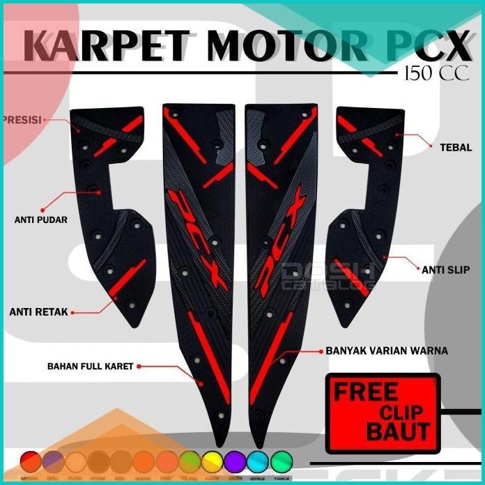 KArpet Motor Pcx 160 Variasi Motor Pcx 150 Alas Kaki Motor Pcx 150-160