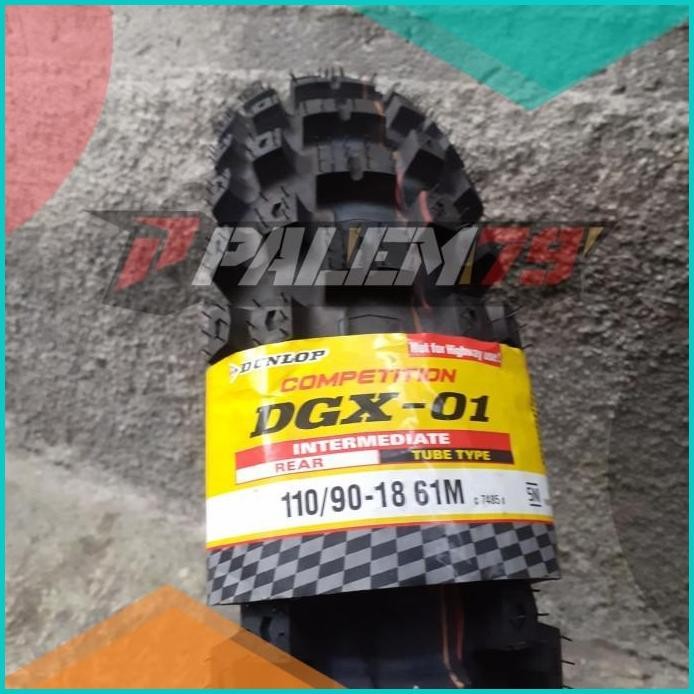 Ban Dunlop DGX Belakang 18 110 - 90 Trail CRF WR Dtracker KLX Cross 8J