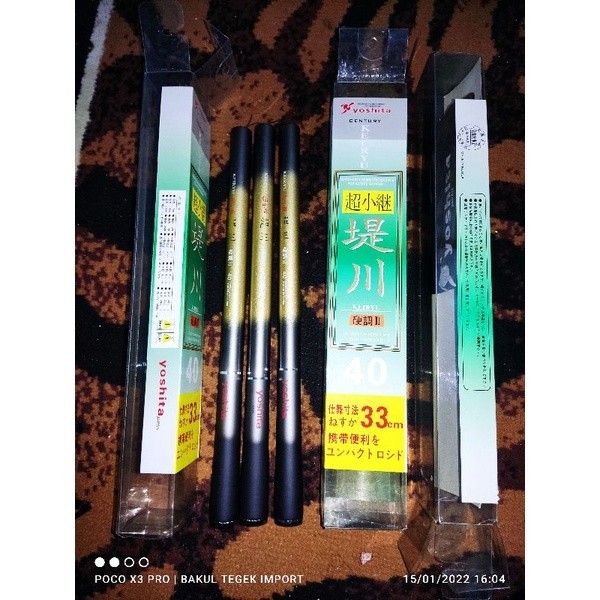 Tegek Import Yoshita Japan ,Spek,Medium Ringan, Ruas Pendek 33Cm