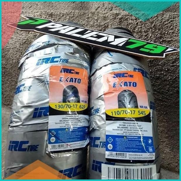 Ban Supermoto IRC Exato 17 - 110 & 130 KLX 150 Dtracker Depan Belakang