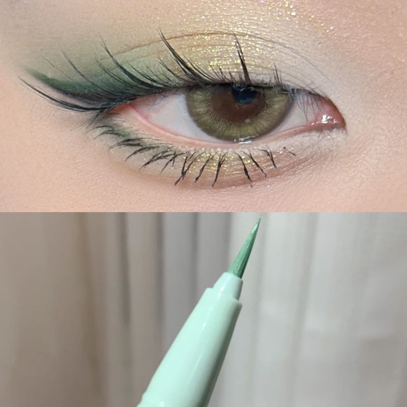 New Chinese Eye MakeupMint Mambo Liquid Eyeliner Mint Sauce Green