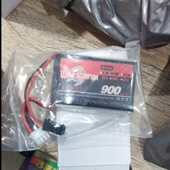 Baterai Batre Battery Wild Scorpion Nano 900mah 2S 25C