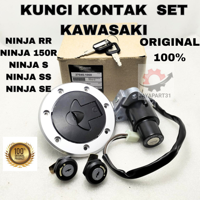 Ready KUNCI KONTAK SET KAWASAKI NINJA ASLI ORIGINAL NINJA RR, NINJA 150R