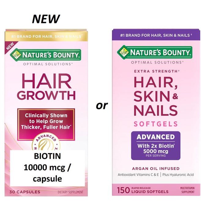 Natures Nature Natures Bounty Extra Strength Hair Skin Nails Biotin _ Original