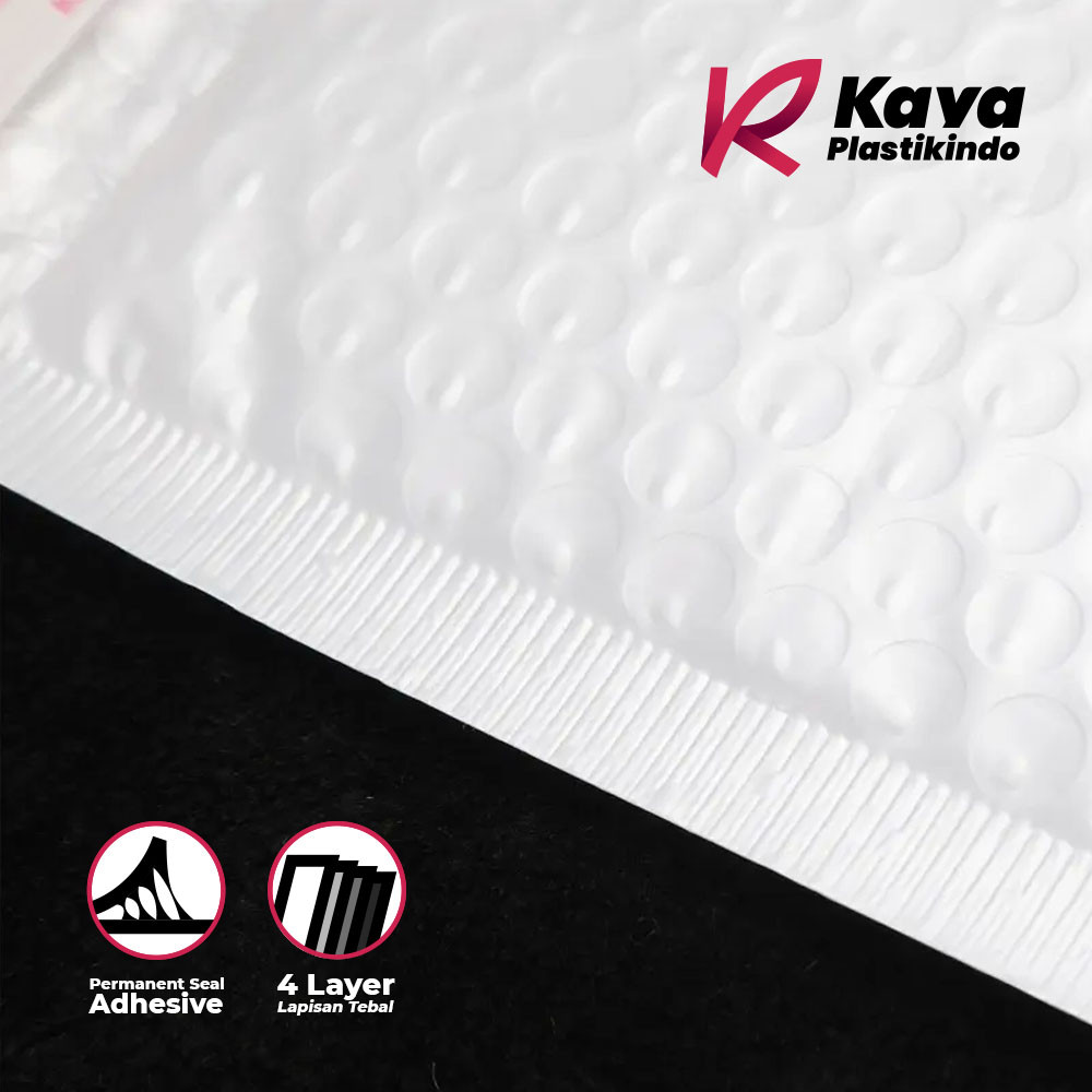 

Kantong Plastik Bubble Mailer Amplop Bubble - White Pearl