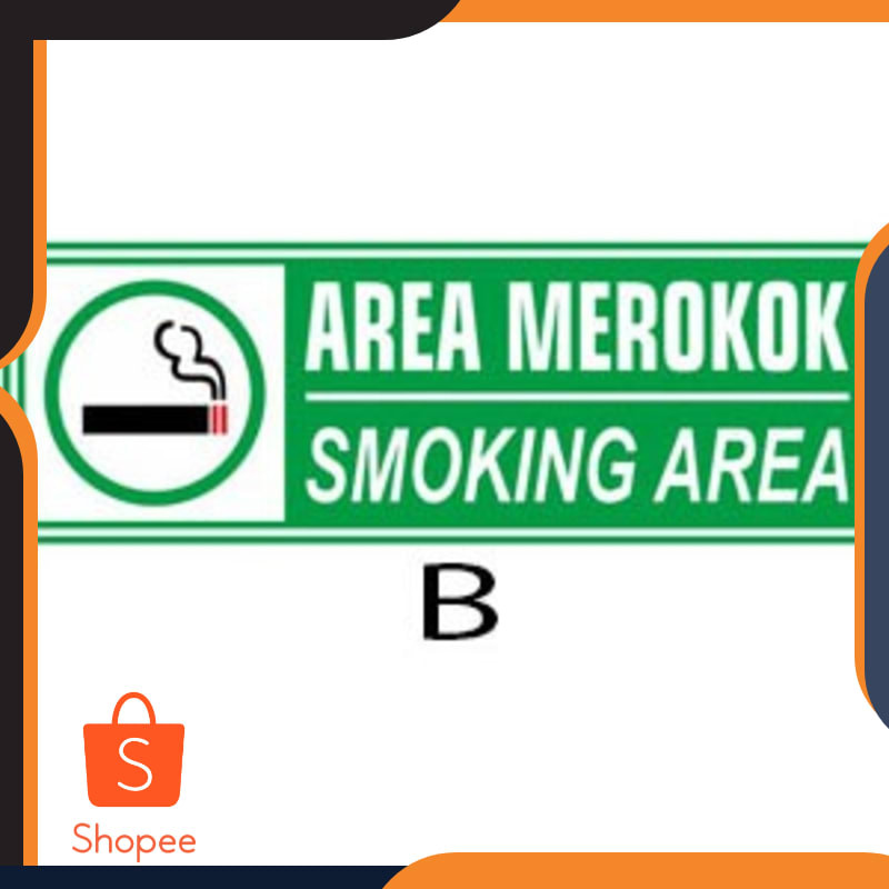 

Murah Rambu Sign Dilarang Merokok | Area Merokok | Plat Acrylic Ukrn 30x10cm Elegan