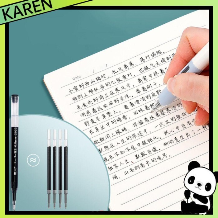 

Vee Karen 6Pcs/Set Pena Gel Perlengkapan Kantor Sekolah Kartun Hati Alat