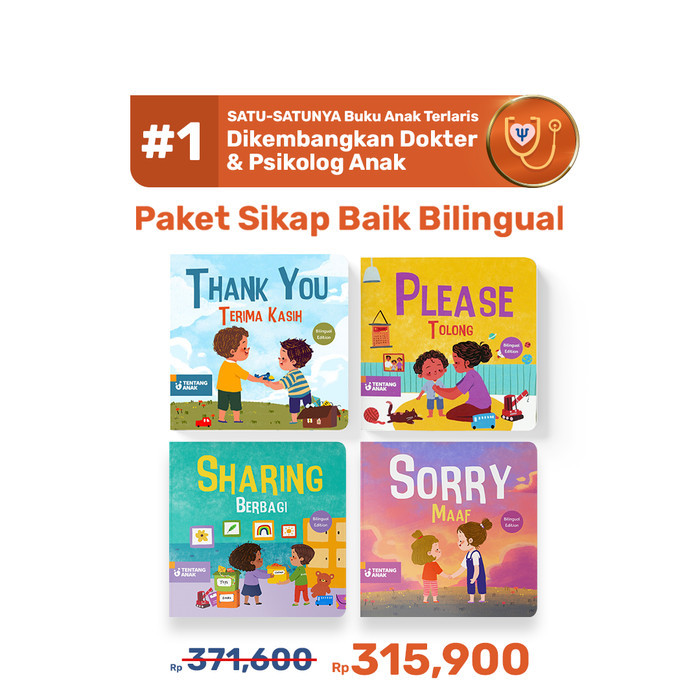 

Bana Tentang Anak - Paket Sikap Baik Bilingual Buku Cerita Anak