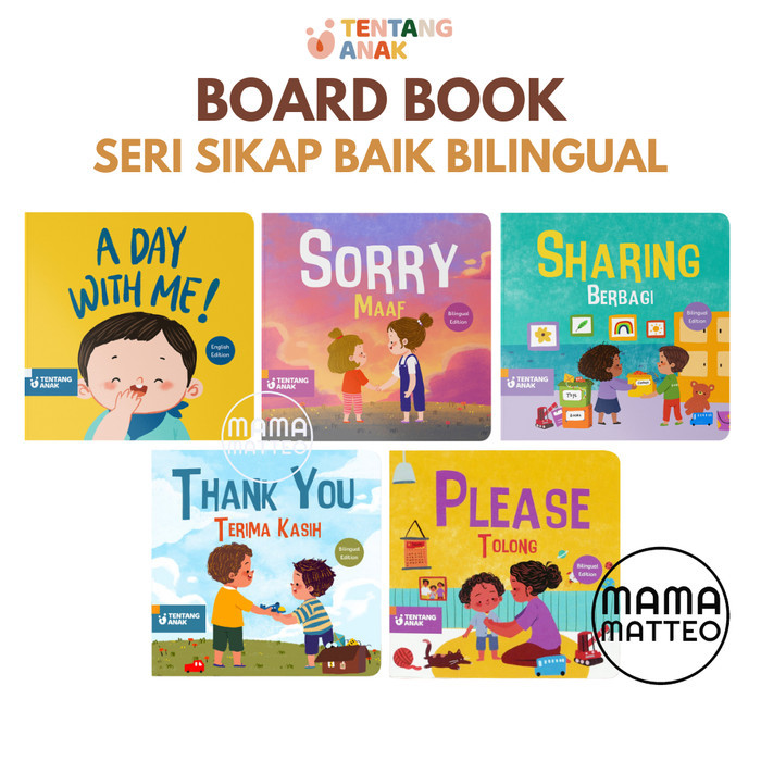 

Bana Tentang Anak Boardbook Buku Cerita Anak Sikap Baik Bilingual Bandung