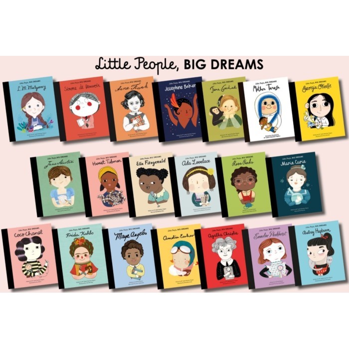 

Bana Little People Big Dream Book Hardcover Buku Tokoh Untuk Anak