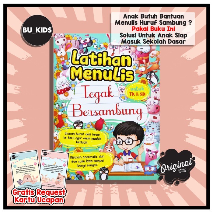 

Bana Buku Latihan Menulis Tegak Bersambung Anak Tk Paud