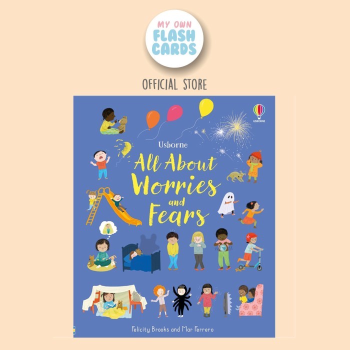 

Bana Usborne All About Worries And Fears - Buku Edukasi Anak Children Book