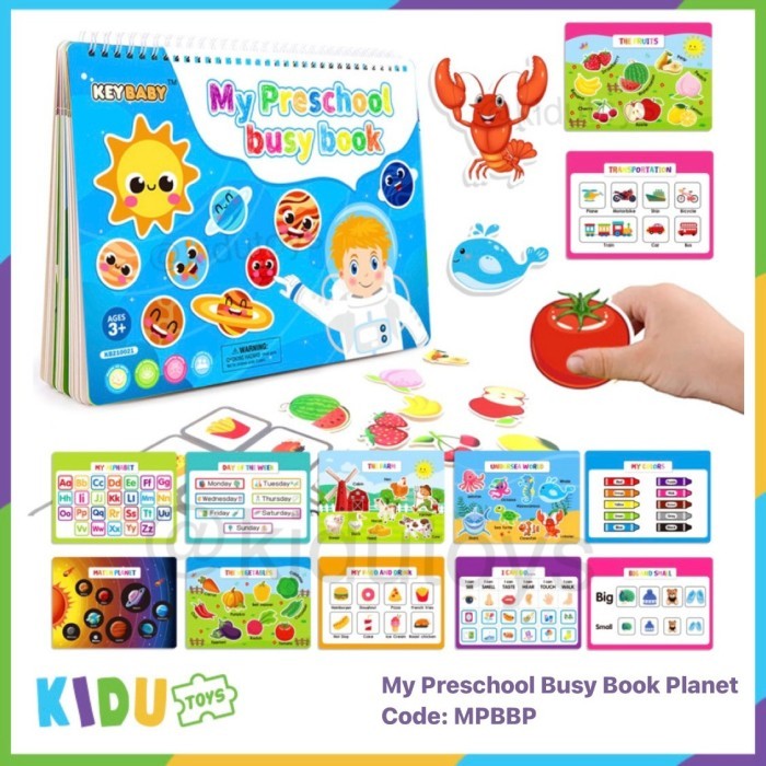 

Bana Buku Aktivitas Anak Pra Sekolah 12 Tema My Preschool Busy Book Planet